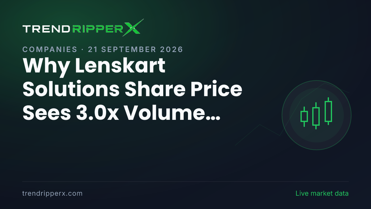 Why Lenskart Solutions Share Price Sees 3.0x Volume Spike Today: the Block Deal Trigger, Explained