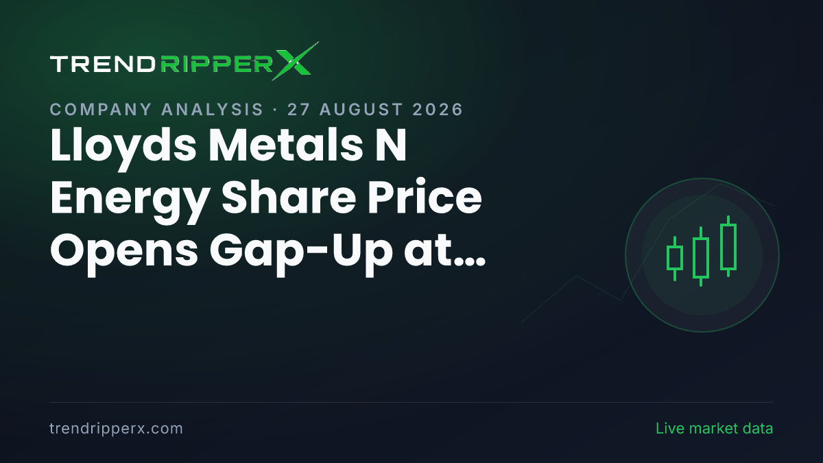 Lloyds Metals N Energy Share Price Opens Gap-Up at ₹1,851.90 as Newsflow Builds Around the Stock