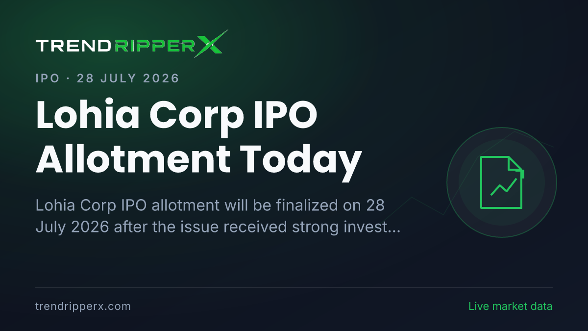 Lohia Corp IPO Allotment Today: GMP, Listing Expectations & How to Check Allotment Status