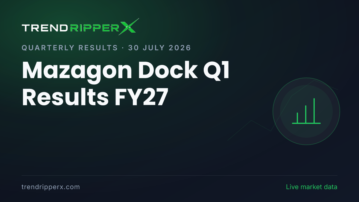 Mazagon Dock Q1 Results FY27: Net Profit Rises 22% YoY to ₹550 Crore, Revenue Up 12%