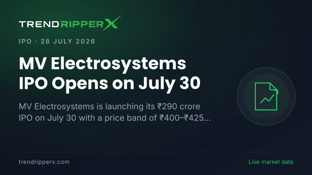 MV Electrosystems IPO Opens on July 30: 10 Key Things Investors Should Know Before Subscribing