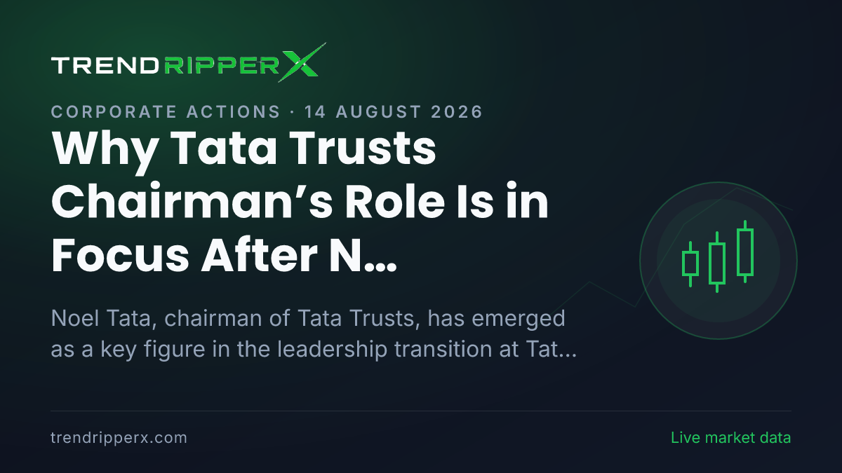 Noel Tata: Why Tata Trusts Chairman’s Role Is in Focus After N Chandrasekaran’s Exit