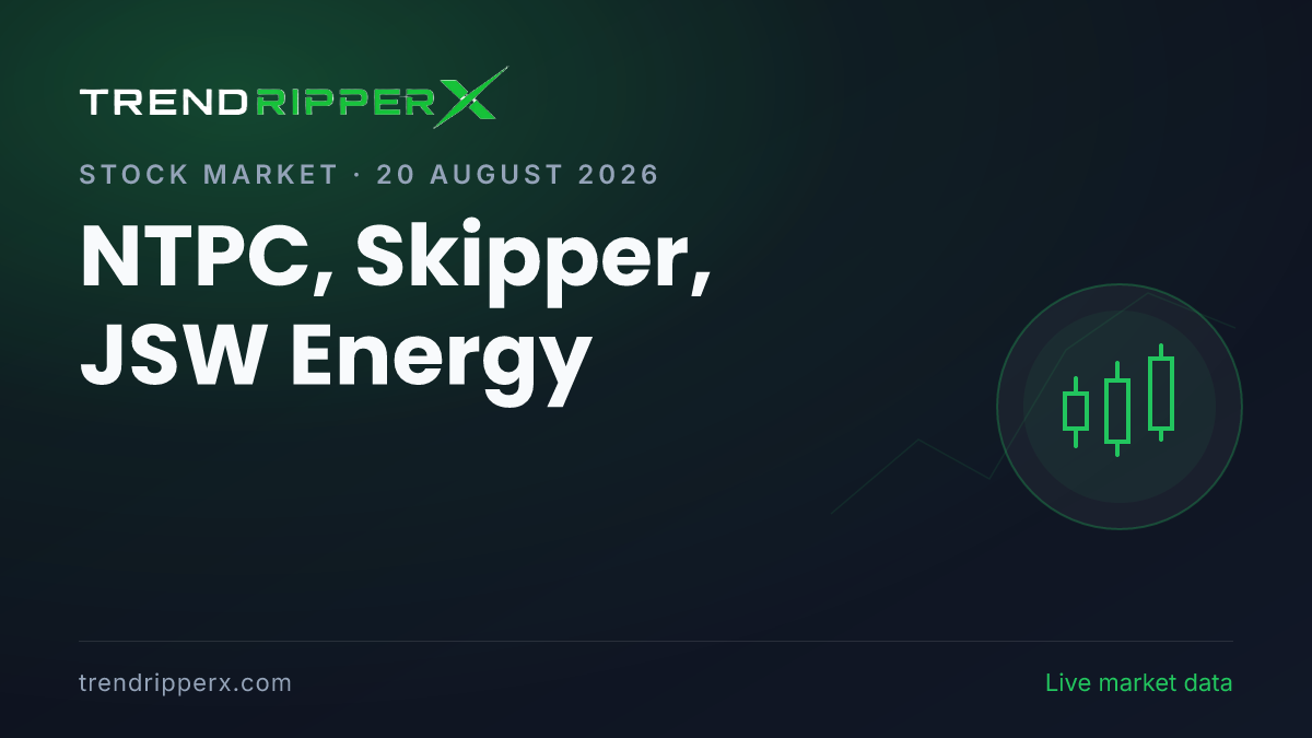NTPC, Skipper, JSW Energy: Axis Direct Highlights Three Power & Utility Stocks After Q1FY27