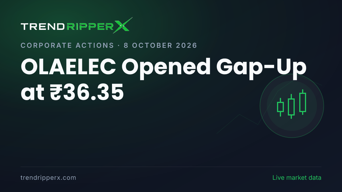 OLAELEC Opened Gap-Up at ₹36.35: Inside the Fundraise Story Moving Ola Electric Mobility Shares