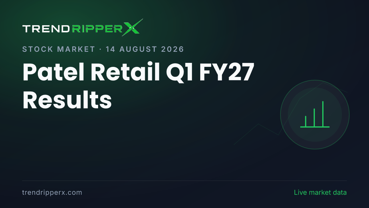 Patel Retail Q1 FY27 Results: Revenue Surges 69.7% as Store Network Expands to 53