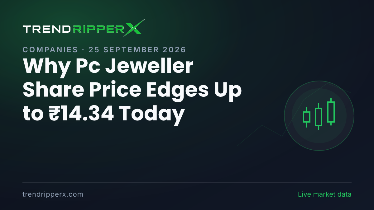 Why Pc Jeweller Share Price Edges Up to ₹14.34 Today: the Momentum Trigger, Explained