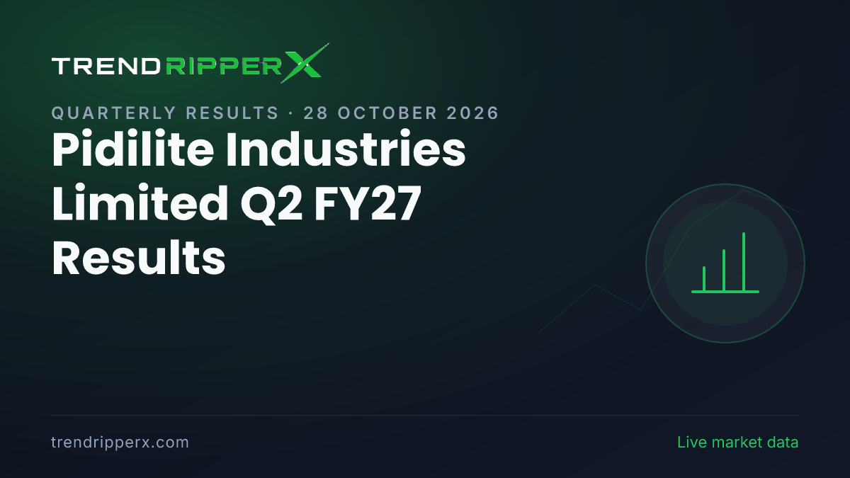 Pidilite Industries Limited Q2 FY27 Results: Net Profit ₹626 cr, Revenue from operations ₹4,298 cr