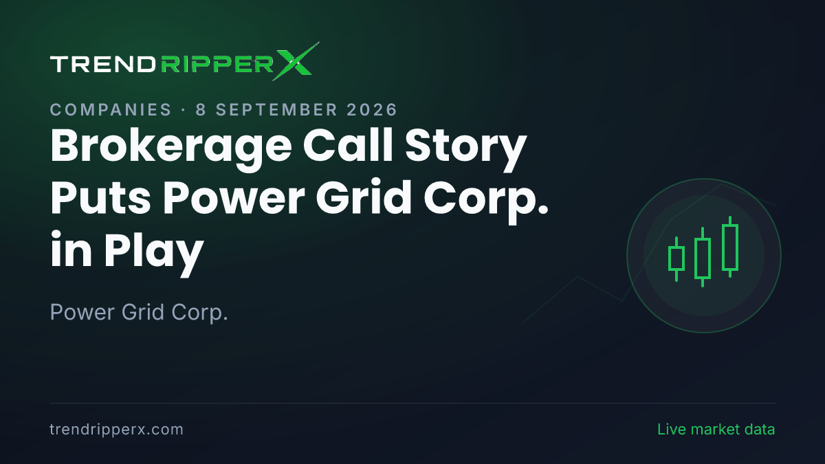 Brokerage Call Story Puts Power Grid Corp. in Play: Share Price Edges Lower to ₹264.80, and Here Is the Arithmetic