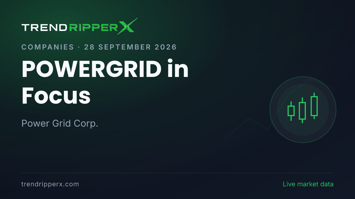POWERGRID in Focus: Power Grid Corp. Share Price Ended Higher to ₹269.50 on Rising Newsflow