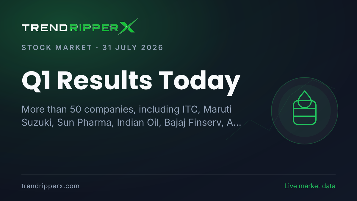 Q1 Results Today: ITC, Maruti Suzuki, Sun Pharma, Indian Oil & 50+ Companies to Announce Q1 FY27 Earnings