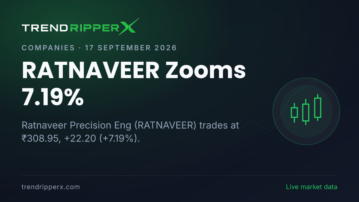 RATNAVEER Zooms 7.19%: Inside the Momentum Story Moving Ratnaveer Precision Eng Shares
