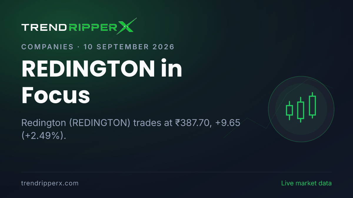 REDINGTON in Focus: Redington Share Price Hits 52-Week High, Up 2.49% on Rising Newsflow