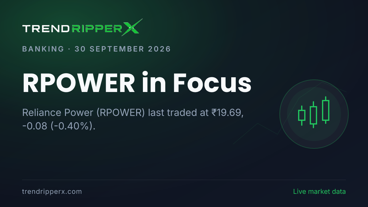RPOWER in Focus: Reliance Power Share Price Slipped to 52-Week Low on Rising Newsflow