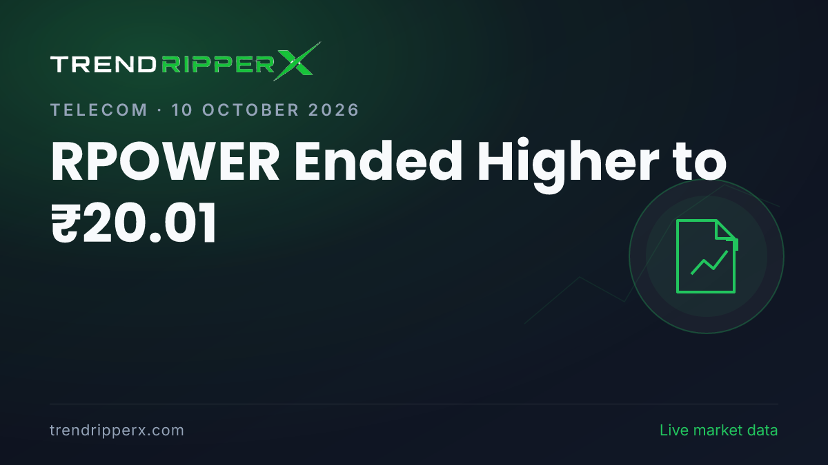 RPOWER Ended Higher to ₹20.01: Inside the IPO Story Moving Reliance Power Shares