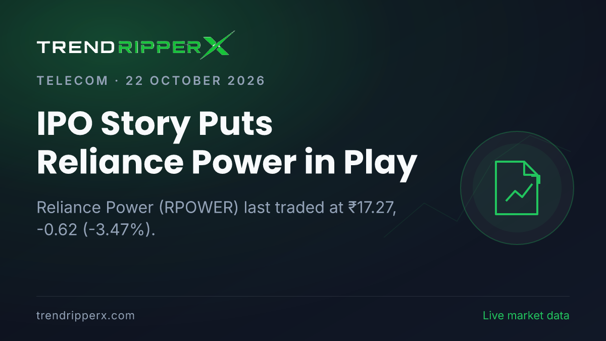 IPO Story Puts Reliance Power in Play: Share Price Slipped to 52-Week Low, and Here Is the Arithmetic