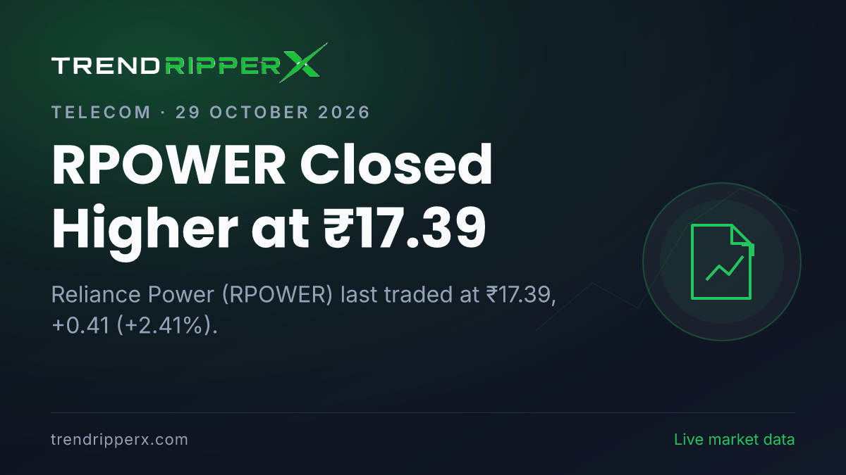 RPOWER Closed Higher at ₹17.39: Inside the IPO Story Moving Reliance Power Shares