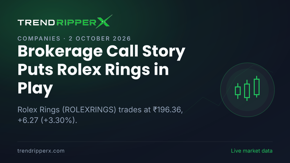 Brokerage Call Story Puts Rolex Rings in Play: Share Price Hits 52-Week High, Up 3.30%, and Here Is the Arithmetic
