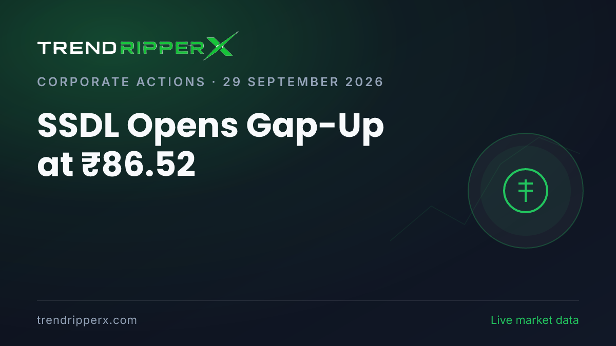 SSDL Opens Gap-Up at ₹86.52: Inside the Corporate Action Story Moving Saraswati Saree Depot Shares