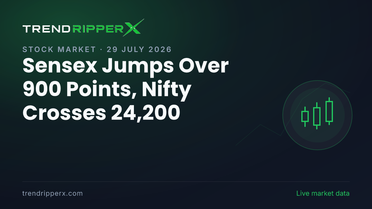 Sensex Jumps Over 900 Points, Nifty Crosses 24,200: 4 Reasons Behind Today's Stock Market Rally