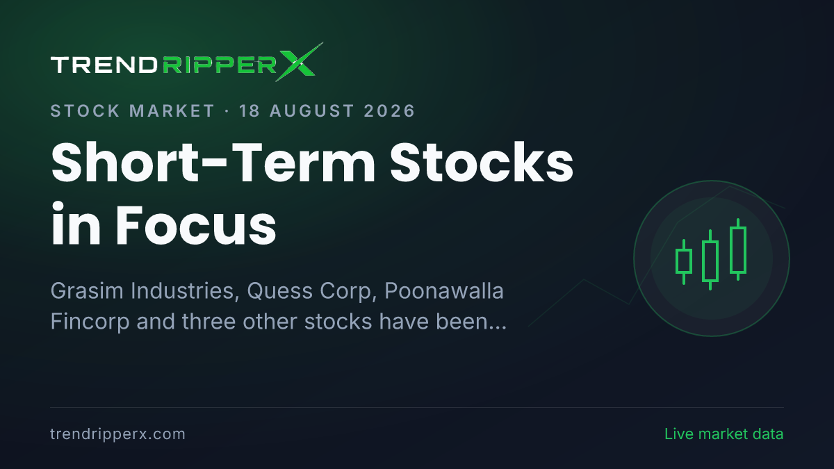 Short-Term Stocks in Focus: Grasim, Quess Corp Among 6 Stocks Highlighted by Experts