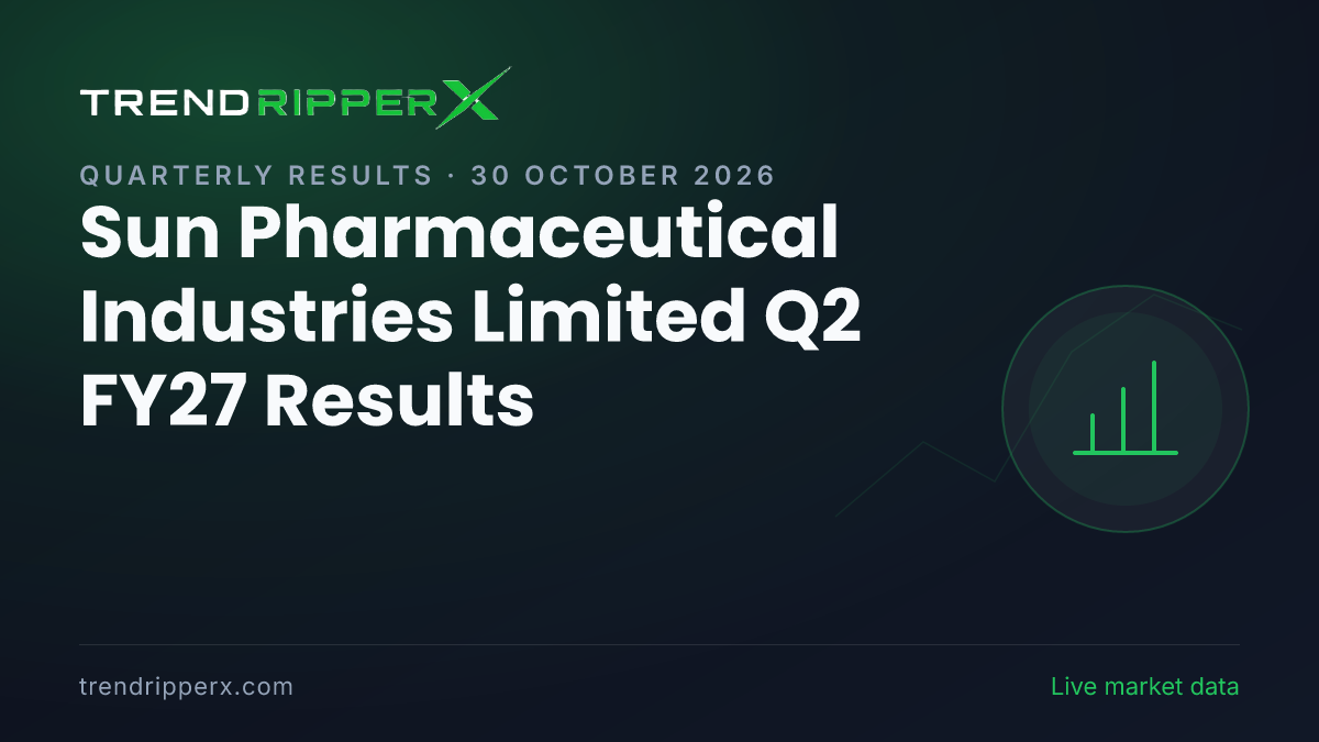 Sun Pharmaceutical Industries Limited Q2 FY27 Results: Net Profit ₹1,995 cr