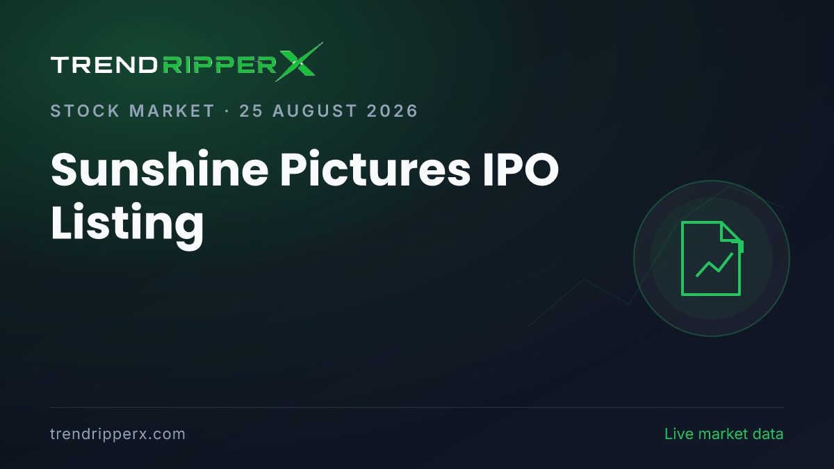 Sunshine Pictures IPO Listing: Shares Debut at 10% Premium on NSE, Key Issue Details