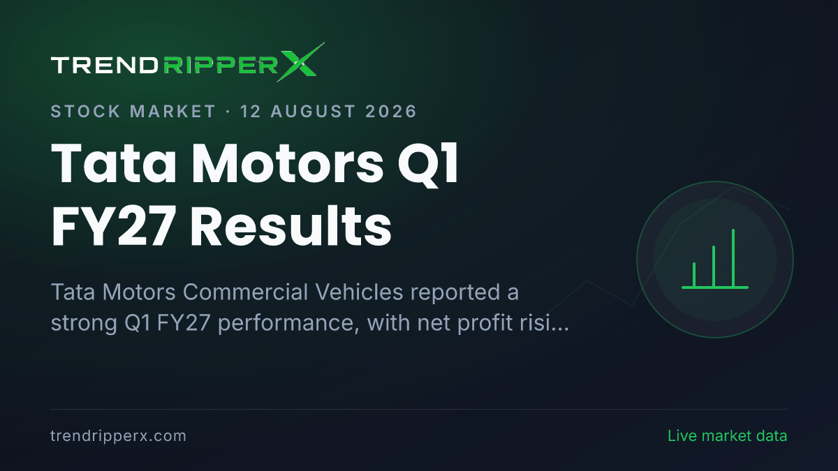 Tata Motors Q1 FY27 Results: Net Profit Surges 83% to ₹2,560 Crore, Revenue Rises 20%