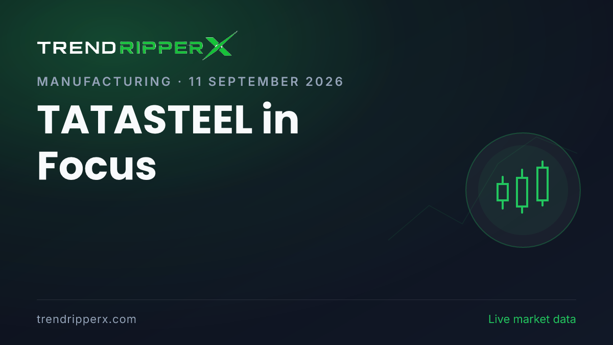 TATASTEEL in Focus: Tata Steel Share Price Opens Gap-Up at ₹189.00 on Rising Newsflow