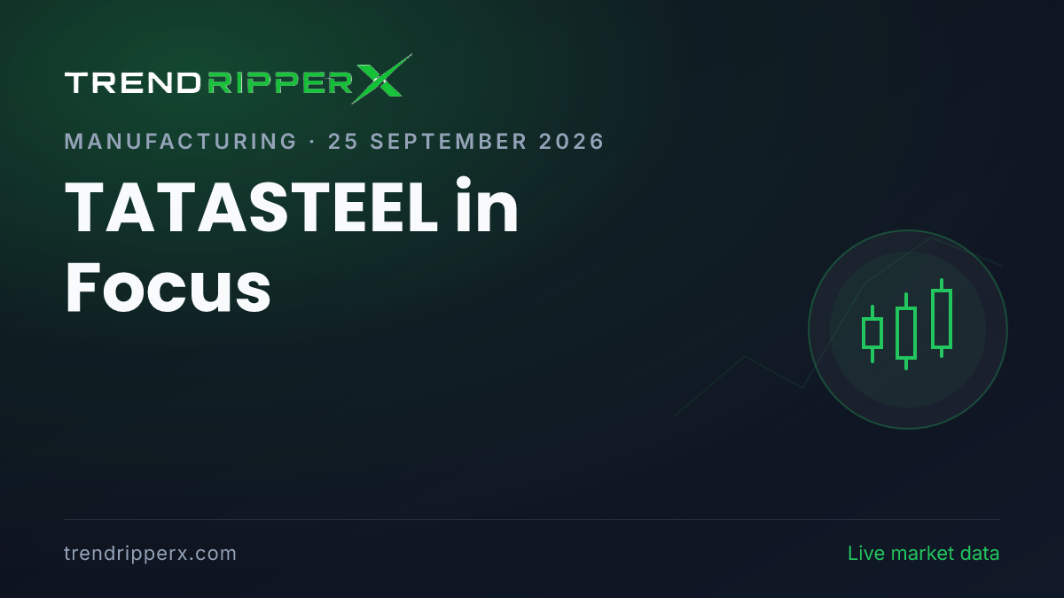TATASTEEL in Focus: Tata Steel Share Price Traded Flat at ₹187.97 on Rising Newsflow