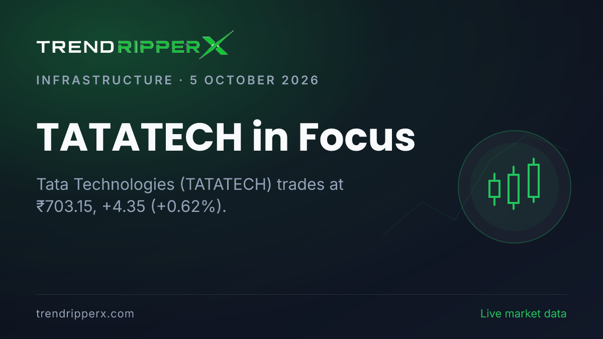 TATATECH in Focus: Tata Technologies Share Price Edges Up to ₹703.15 on Rising Newsflow