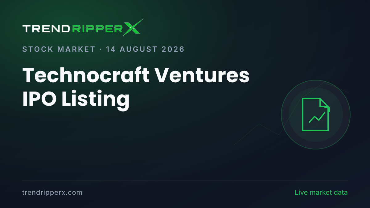 Technocraft Ventures IPO Listing: Shares Make Strong Debut, Open 34% Above Issue Price at ₹284
