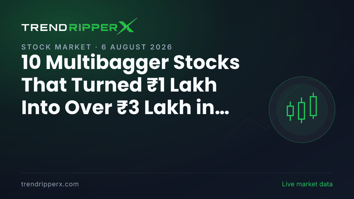 10 Multibagger Stocks That Turned ₹1 Lakh Into Over ₹3 Lakh in 2026