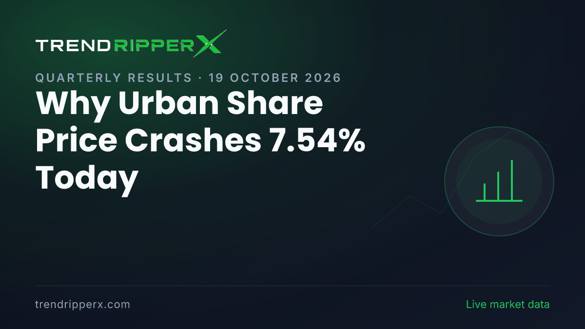 Why Urban Share Price Crashes 7.54% Today: the Quarterly Results Trigger, Explained