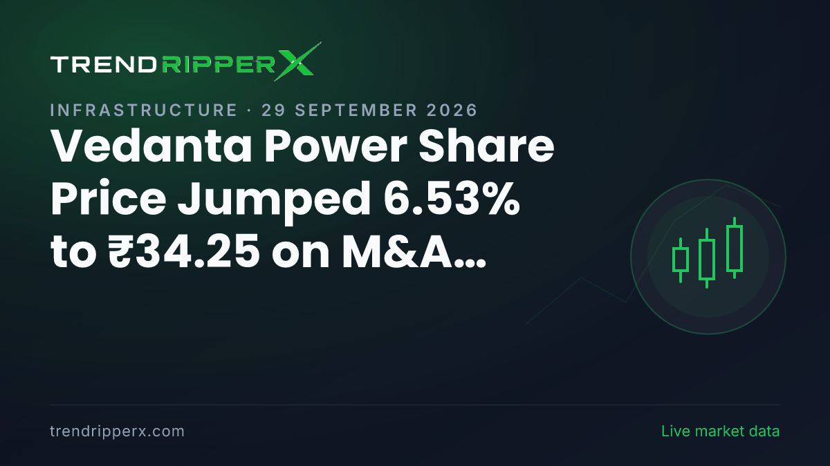 Vedanta Power Share Price Jumped 6.53% to ₹34.25 on M&A News — What It Means for Investors
