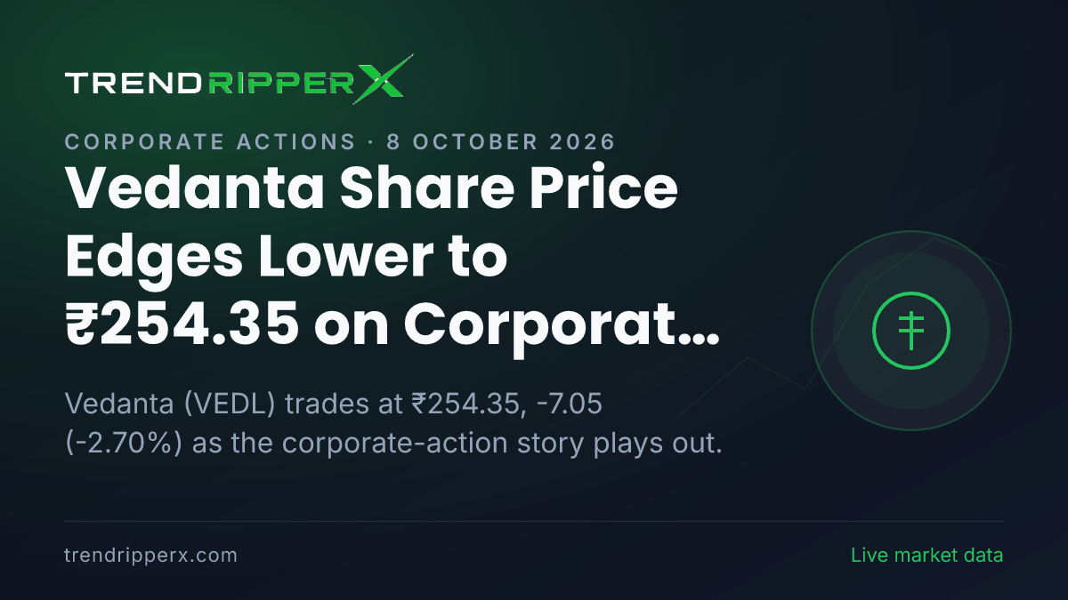 Vedanta Share Price Edges Lower to ₹254.35 on Corporate Action News — What It Means for Investors