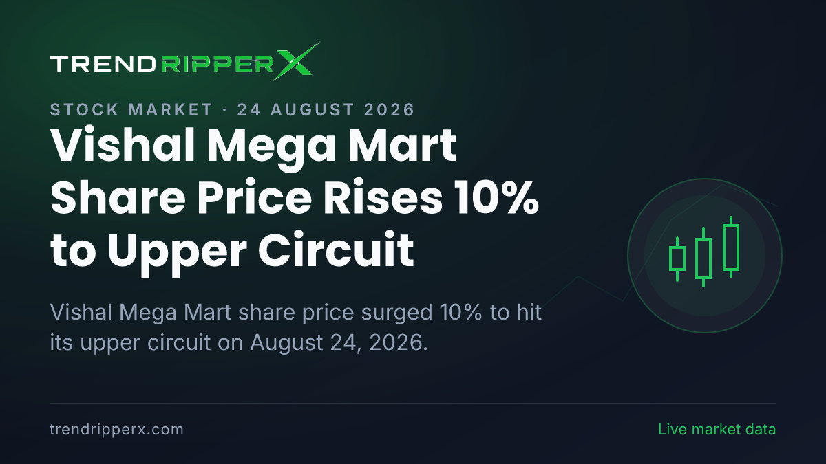 Vishal Mega Mart Share Price Rises 10% to Upper Circuit: Why the Stock Is in Focus Today