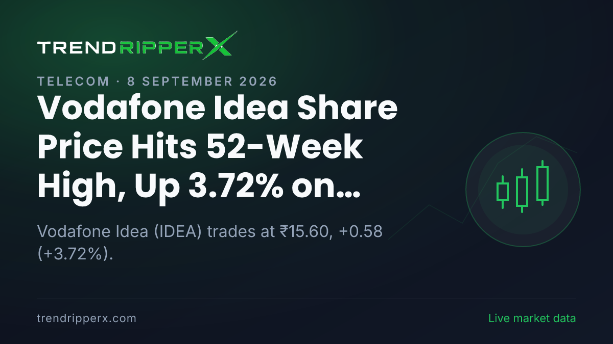 IDEA in Focus: Vodafone Idea Share Price Hits 52-Week High, Up 3.72% on Rising Newsflow
