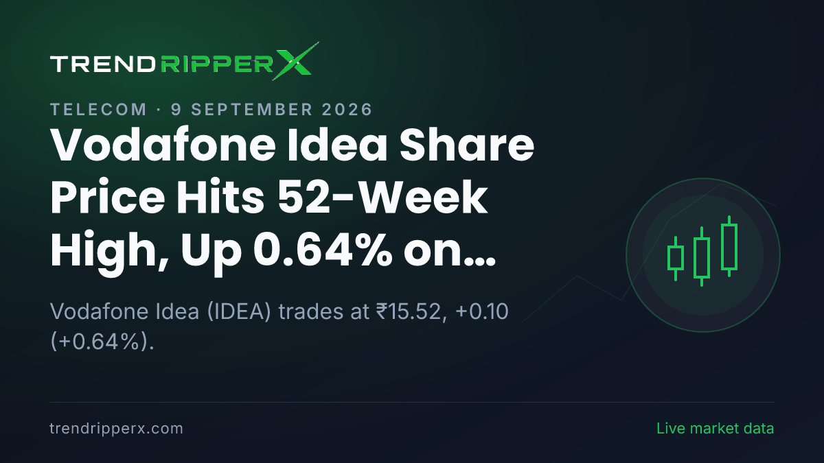 Vodafone Idea Share Price Hits 52-Week High, Up 0.64% on Momentum News — What It Means for Investors