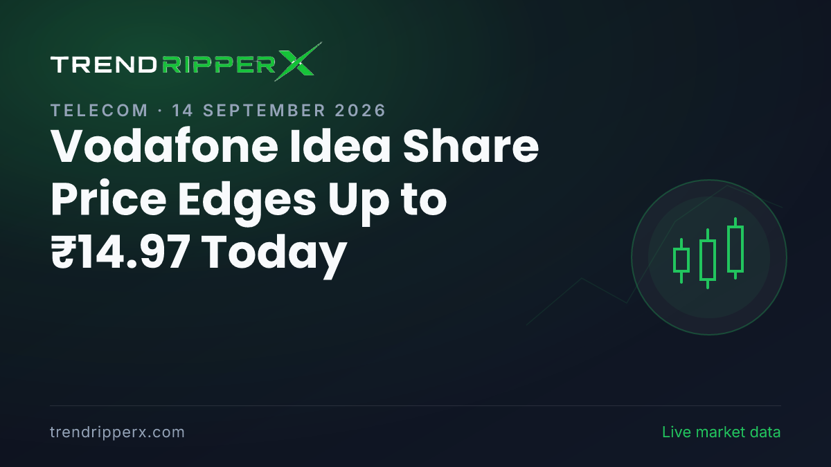 Vodafone Idea Share Price Edges Up to ₹14.97 Today — Volumes, 52-Week Range and What to Watch Next