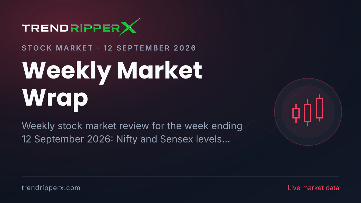 Weekly Market Wrap (week ending 12 September 2026): Nifty at 23,398.10, IT Leads Sectors and What to Watch Next Week