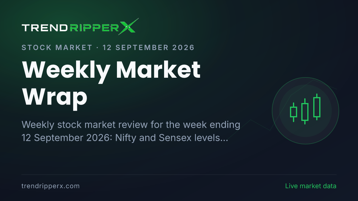 Weekly Market Wrap (week ending 12 September 2026): Nifty at 23,398.10, IT Leads Sectors and What to Watch Next Week