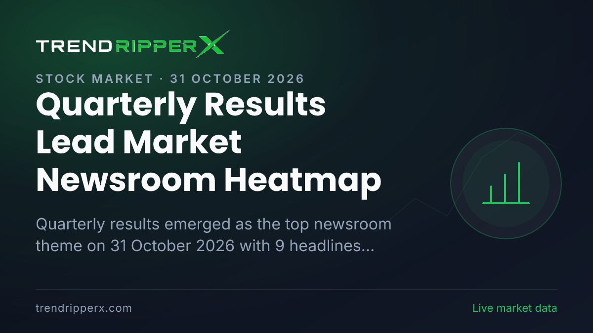 Quarterly Results Lead Market Newsroom Heatmap: 9 Headlines Drive Closing Focus on 31 October 2026