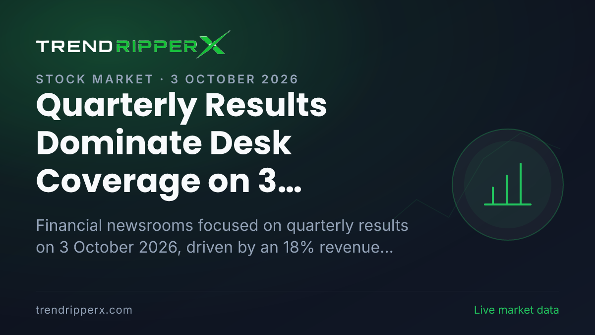 Quarterly Results Dominate Desk Coverage on 3 October 2026 as IT and Retail Lead