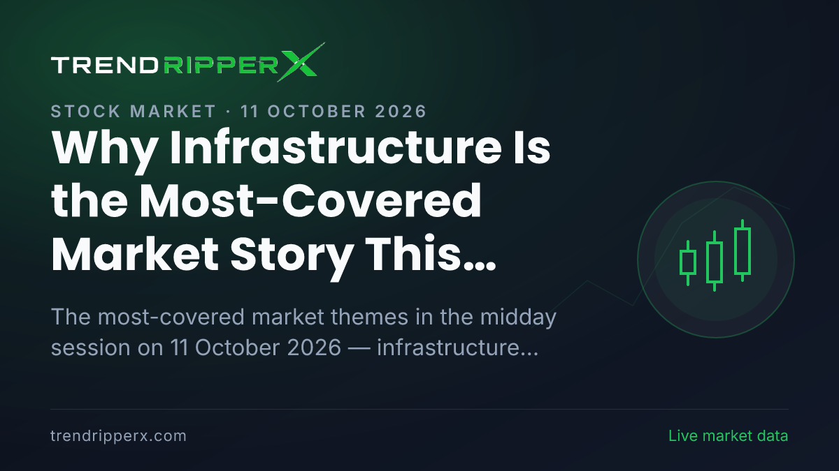 Why Infrastructure Is the Most-Covered Market Story This Midday — 11 October 2026
