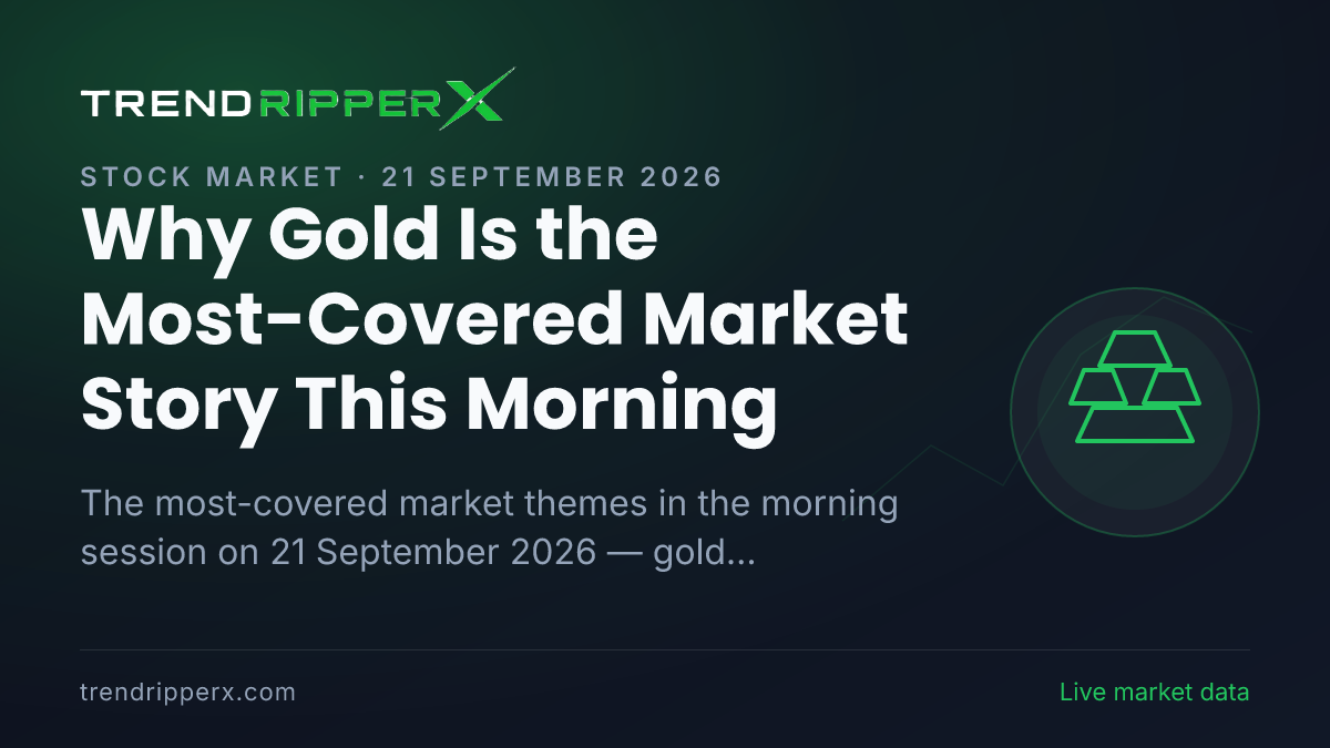 Why Gold Is the Most-Covered Market Story This Morning — 21 September 2026