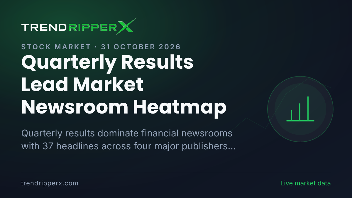 Quarterly Results Lead Market Newsroom Heatmap on 31 October 2026