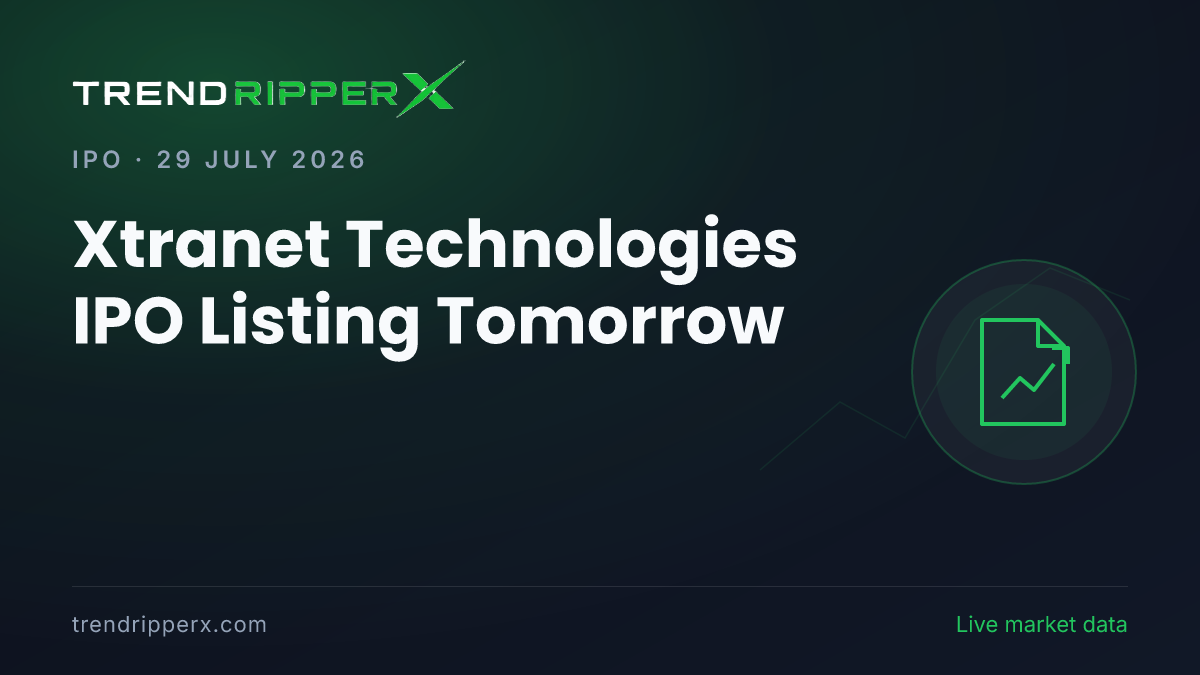 Xtranet Technologies IPO Listing Tomorrow: Latest GMP, Subscription & Expected Listing Price
