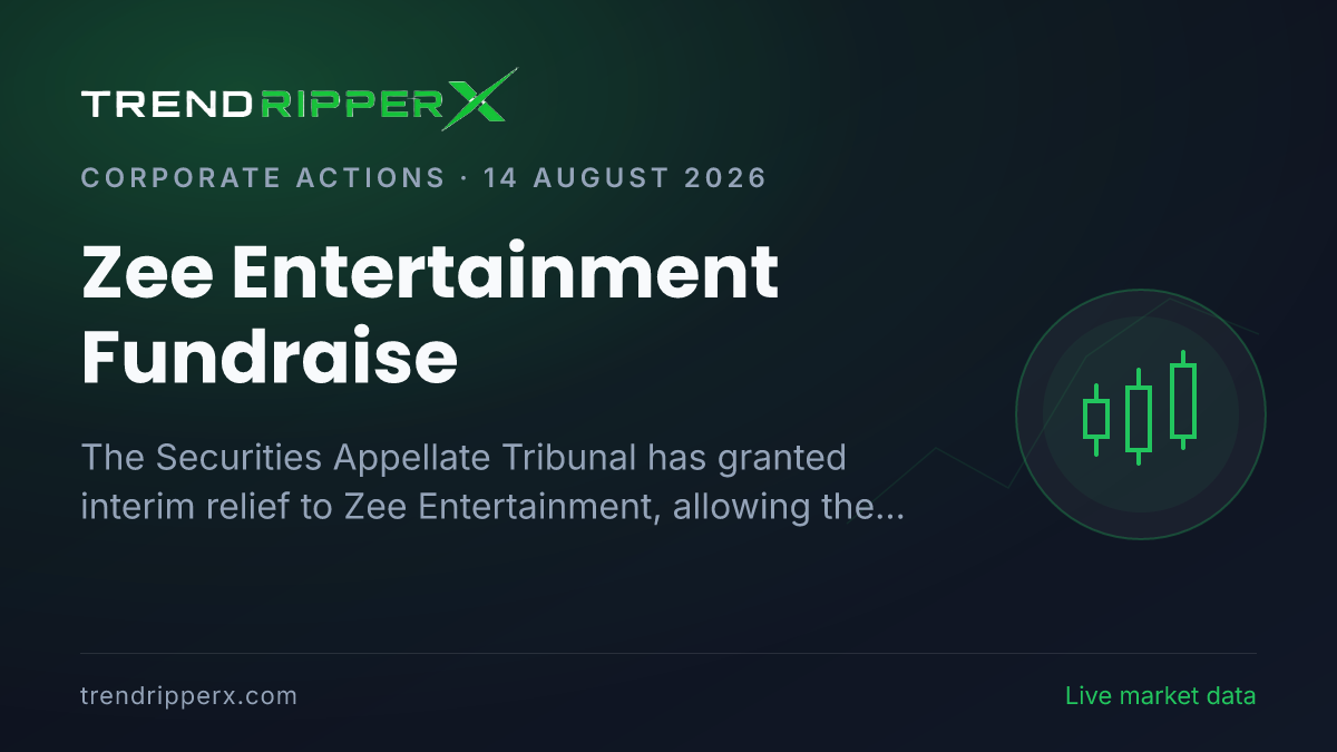 Zee Entertainment Fundraise: SAT Allows ₹3,143 Crore Fundraise, Keeps Market Ban Intact