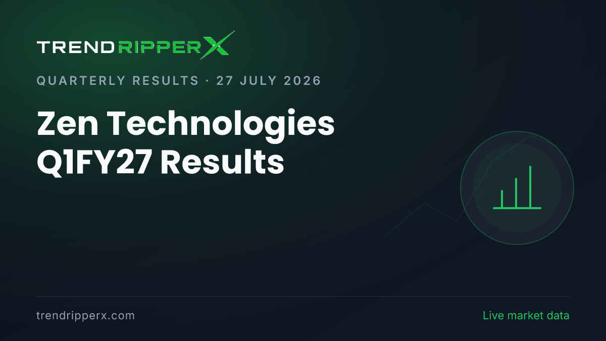 Zen Technologies Q1FY27 Results: Profit Falls 40% Despite ₹1,239 Crore Order Book