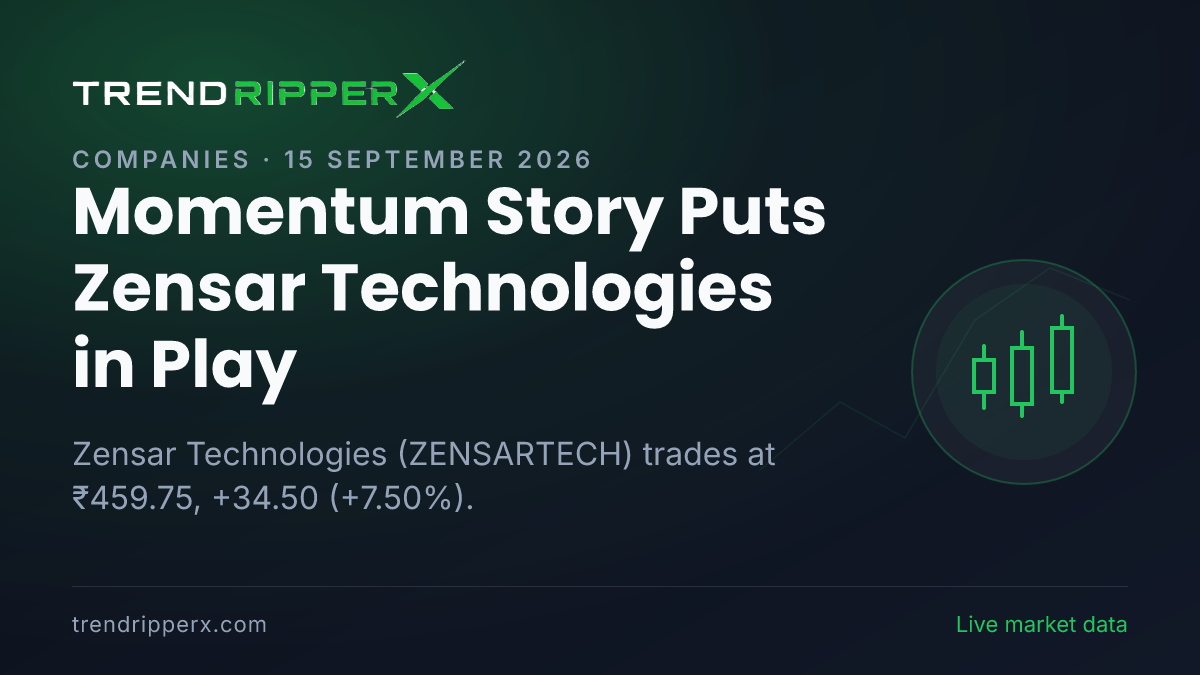 Momentum Story Puts Zensar Technologies in Play: Share Price Zooms 7.50%, and Here Is the Arithmetic